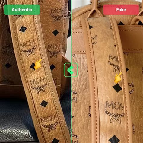 real mcm bag vs fake|bag mcm original.